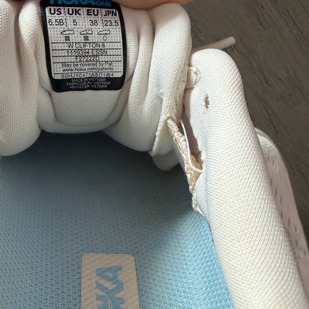 HOKA Clifton 8 crème sneakers - Picture 5 of 6